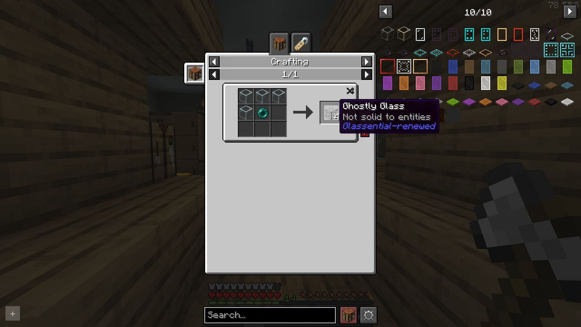 Glassential Remewed mod adds a bunch of new glass block variants (Image via Sportskeeda Gaming || Mojang Studios)